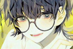 眼镜男生图片动漫,动漫中的智慧之光