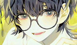 眼镜男生图片动漫,动漫中的智慧之光